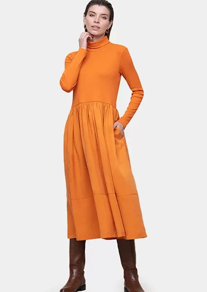 Vestido Midi Combinado